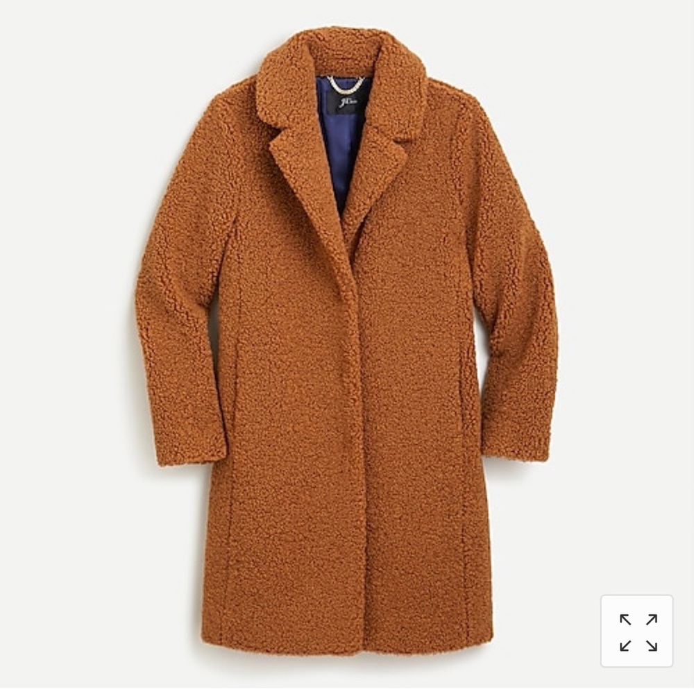 COPY - NWT J.Crew Teddy Sherpa Coat